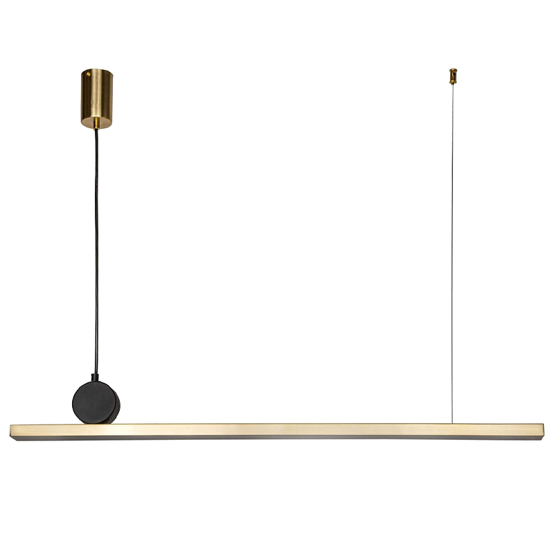 Светодиодная люстра DRAWING LINES Gold Белый Черный Золотой в Волгограде | Loft Concept 