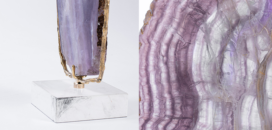 Plaque fluorite pourpre Аксессуар камень Флюорит Plaque fluorite pourpre Аксессуар камень Флюорит - Loft-Concept в Волгограде