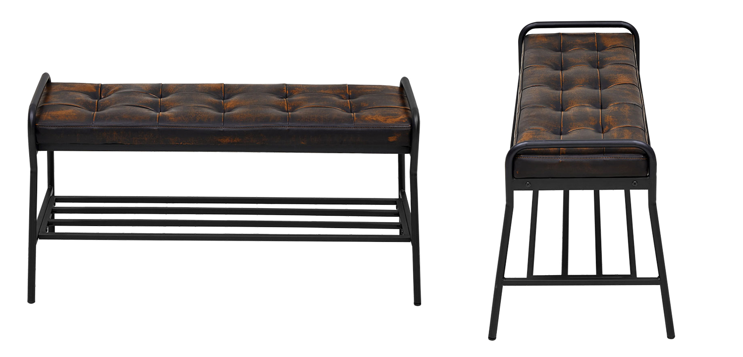 Банкетка с полкой Tomlin Bench - фото №1