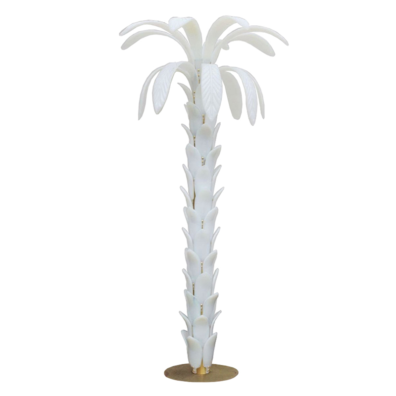 Дизайнерская Торшер Пальма из Белого Стекла Модерн ХХ века Murano Glass Palm-Shaped Floor Lamp ivory ( слоновая кость ) Золотой Дизайнерская Торшер Пальма из Белого Стекла Модерн ХХ века Murano Glass Palm-Shaped Floor Lamp ivory ( слоновая кость ) Золотой в Волгограде | Loft Concept