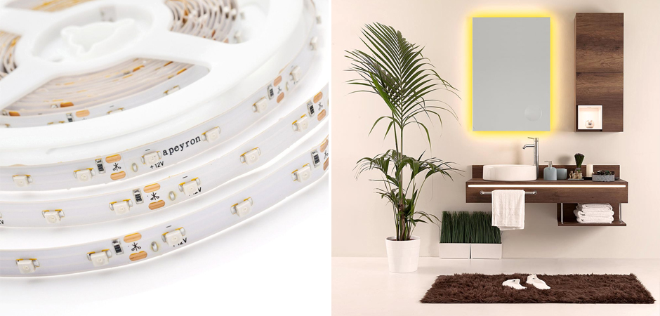 Светодиодная влагозащищенная лента 4,8W/m 60LED/m 3528SMD желтый 5M Светодиодная влагозащищенная лента 4,8W/m 60LED/m 3528SMD желтый 5M - Loft-Concept в Волгограде
