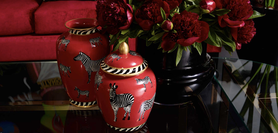 Ваза с крышкой VASE ZEBER URN Ваза с крышкой VASE ZEBER URN - Loft-Concept в Волгограде