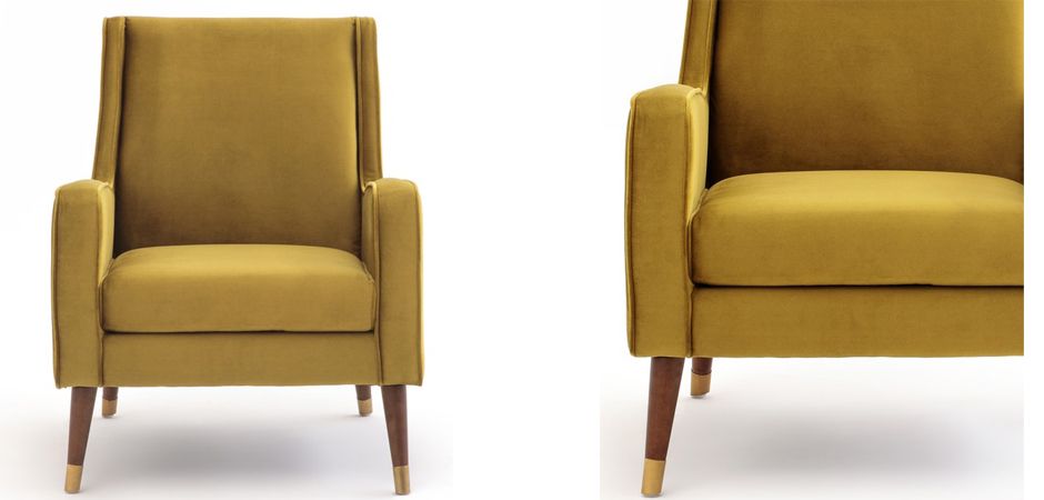 Кресло Classic Furniture горчичный Кресло Classic Furniture горчичный - Loft-Concept в Волгограде