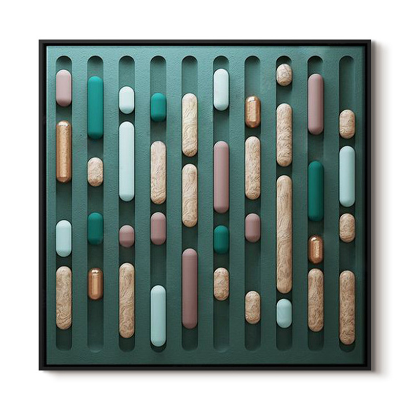 Арт-объект на стену деревянный Pill Мульти Арт-объект на стену деревянный Pill Мульти в Волгограде | Loft Concept