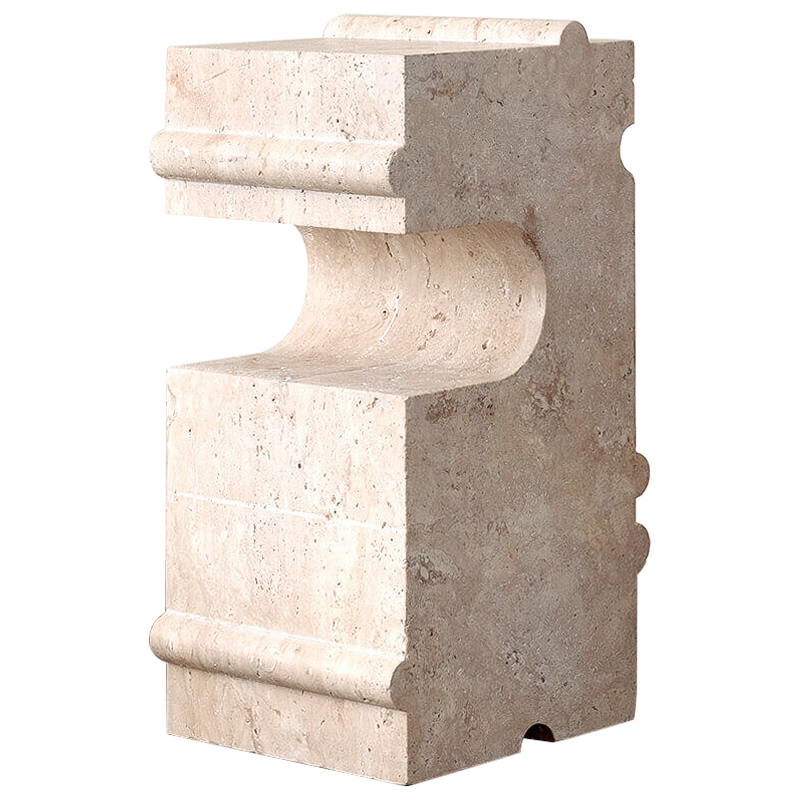 Приставной стол Hume Stone Side Table дизайн Kelly Wearstler Песочный Приставной стол Hume Stone Side Table дизайн Kelly Wearstler Песочный в Волгограде | Loft Concept