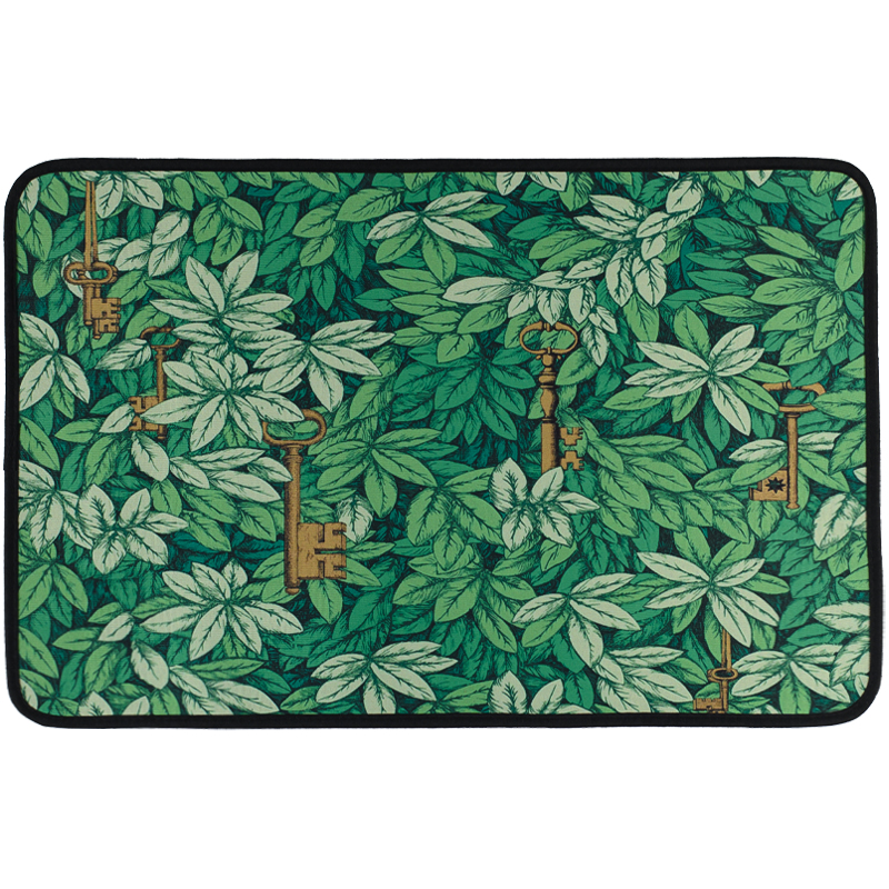 Ковер Keys Fornasetti Rug Зеленый Ковер Keys Fornasetti Rug Зеленый в Волгограде | Loft Concept