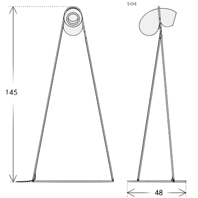 Торшер White glass trap floor lamp Торшер White glass trap floor lamp в Волгограде