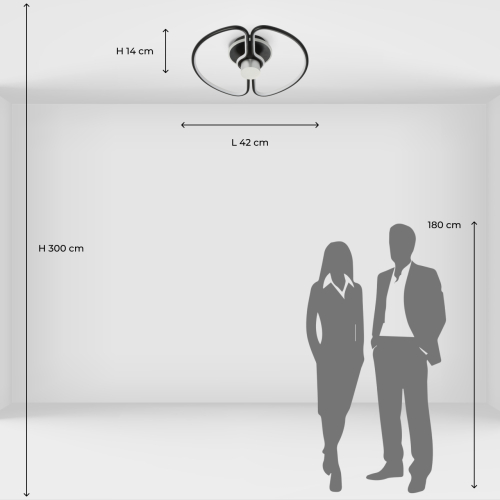 Потолочный светильник черного цвета круглой формы Luke Lampco Tracer Lamp в Волгограде