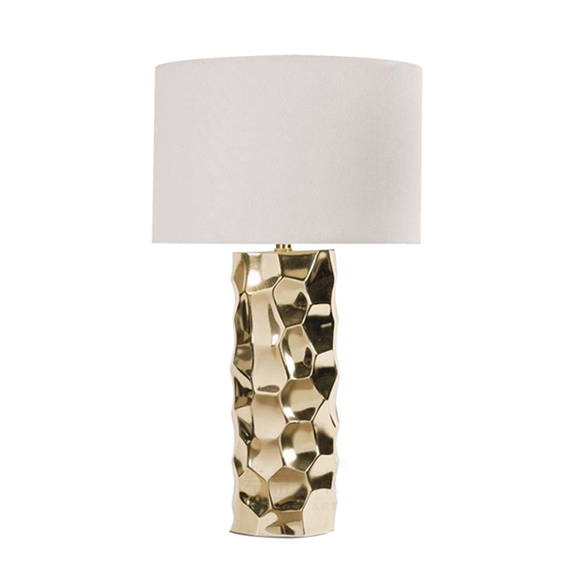 Настольная лампа Abernathy Table lamp Глянцевое золото Белый Настольная лампа Abernathy Table lamp Глянцевое золото Белый в Волгограде | Loft Concept
