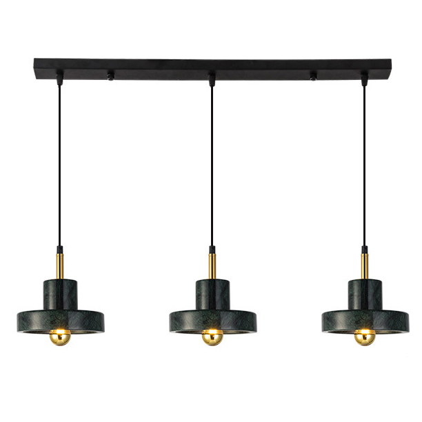 Люстра Tom Dixon Stone Pendant Black 3 Черный Золотой Люстра Tom Dixon Stone Pendant Black 3 Черный Золотой в Волгограде | Loft Concept