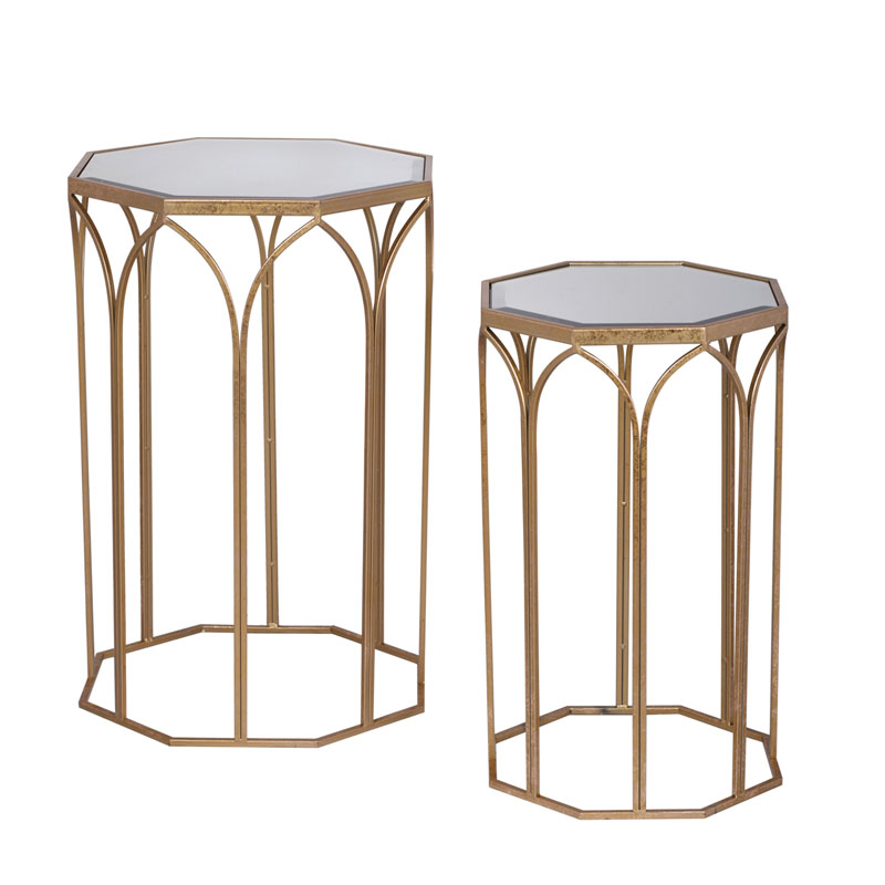Комплект приставных столов Mirror Surface Table Бронза Комплект приставных столов Mirror Surface Table Бронза в Волгограде | Loft Concept