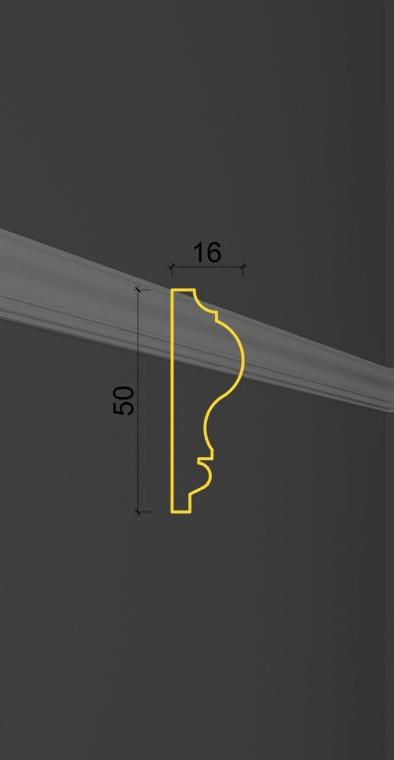 Гладкий молдинг MT-15 в Волгограде