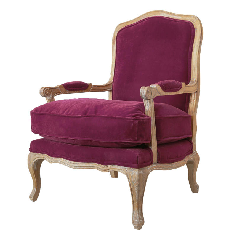 Кресло Joseph Chair violet Пурпурно-фиолетовый Кресло Joseph Chair violet Пурпурно-фиолетовый в Волгограде | Loft Concept