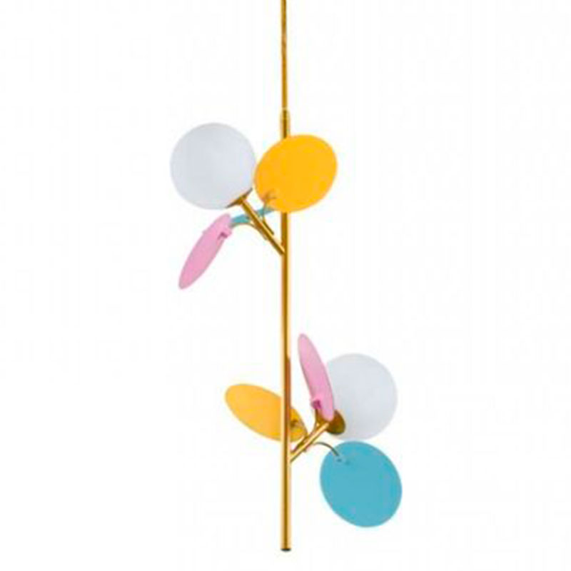 Люстра MATISSE Pendant Double multicolor Мульти Золотой Белый Люстра MATISSE Pendant Double multicolor Мульти Золотой Белый в Волгограде | Loft Concept