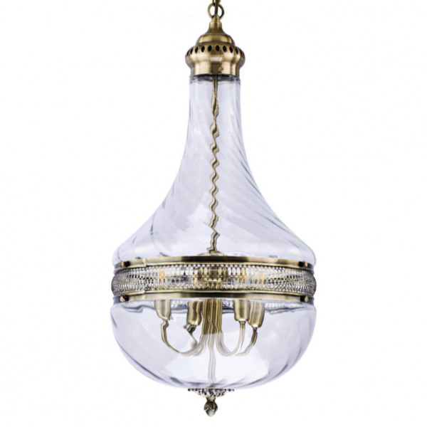 Люстра Capitol Hill Glass Pendant 40 Bronze Темная бронза винтаж Люстра Capitol Hill Glass Pendant 40 Bronze Темная бронза винтаж в Волгограде | Loft Concept