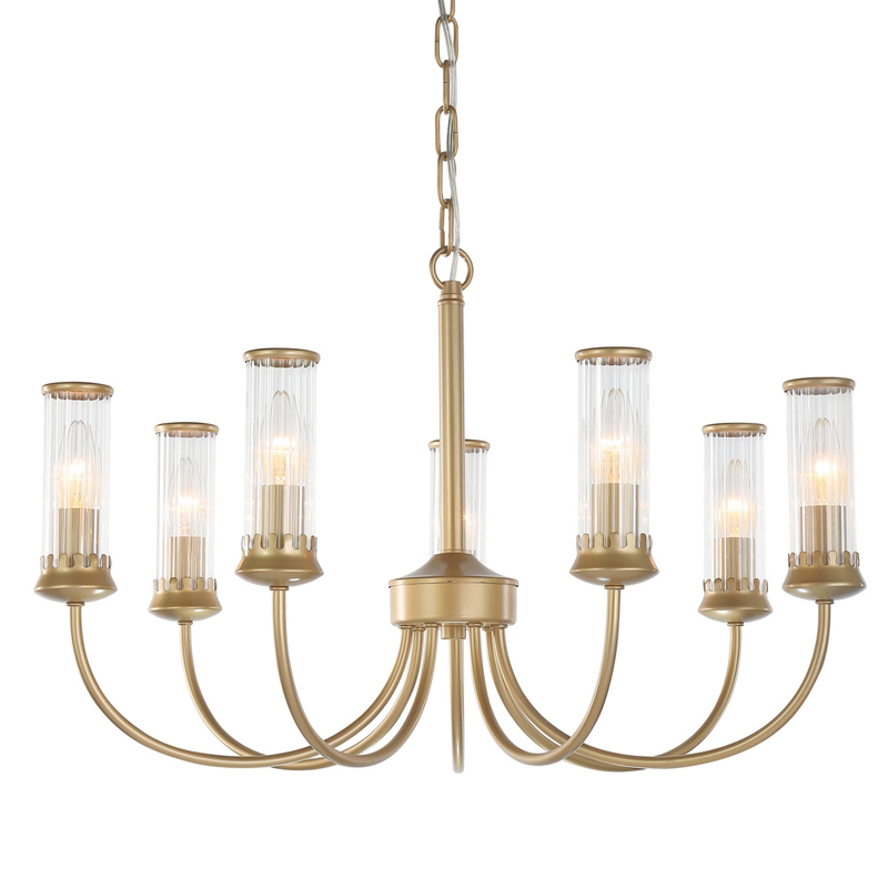 Люстра Morgane Chandelier gold 66 Золотой Прозрачный Люстра Morgane Chandelier gold 66 Золотой Прозрачный в Волгограде | Loft Concept