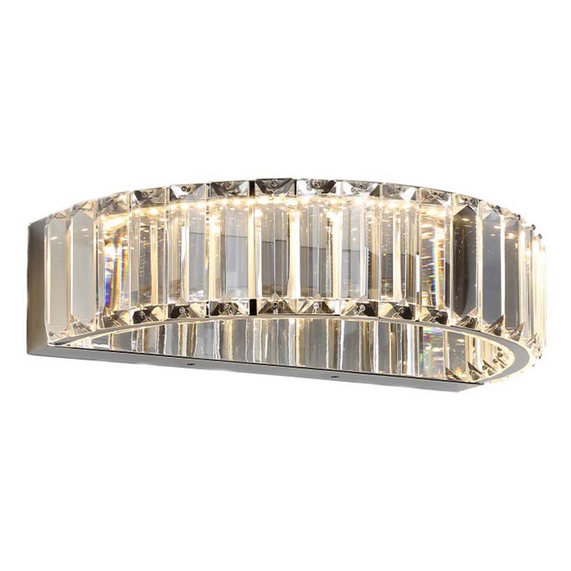 Бра Crystal Shine Linda Chrome Wall Lamp A Хром Прозрачный (Transparent) Бра Crystal Shine Linda Chrome Wall Lamp A Хром Прозрачный (Transparent) в Волгограде | Loft Concept