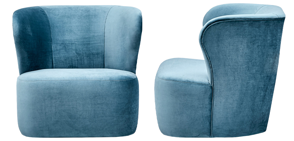 Кресло Hortense Chair Blue Кресло Hortense Chair Blue - Loft-Concept в Волгограде