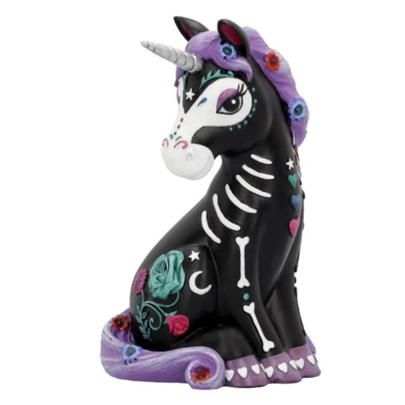 Статуэтка Patterned Unicorn Черный Фиолетовый Белый Статуэтка Patterned Unicorn Черный Фиолетовый Белый в Волгограде | Loft Concept