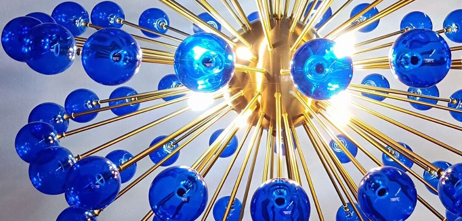 Люстра BLUE MURANO SPUTNIK DV5513 Люстра BLUE MURANO SPUTNIK DV5513 - Loft-Concept в Волгограде