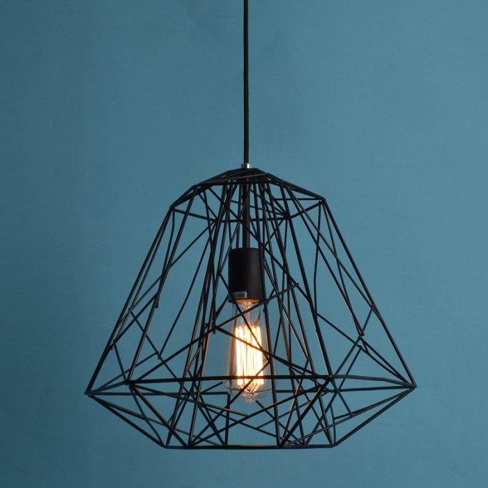 Подвесной светильник Loft Industrial Bar Nest Черный Подвесной светильник Loft Industrial Bar Nest Черный в Волгограде | Loft Concept