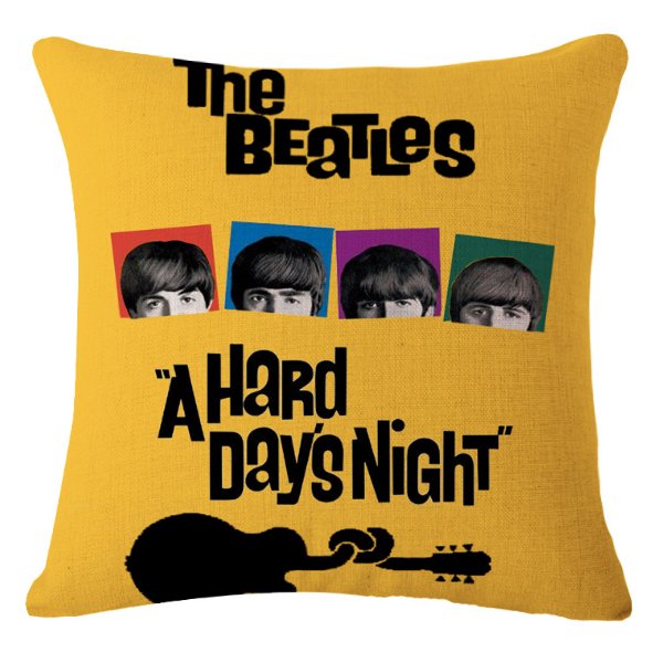 Декоративная подушка Yellow Beatles Желтый Декоративная подушка Yellow Beatles Желтый в Волгограде | Loft Concept