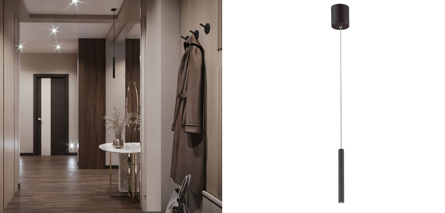 Подвесной светильник Trumpet black 18 - фото