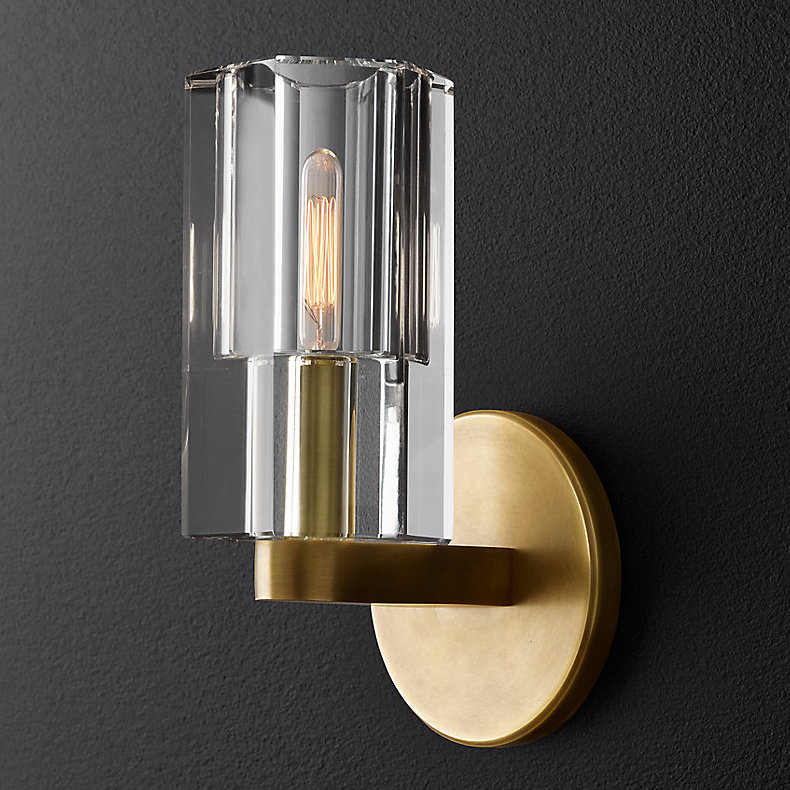 Бра Restoration Hardware Arcachon Single Sconce Прозрачное Стекло Латунь Бра Restoration Hardware Arcachon Single Sconce Прозрачное Стекло Латунь в Волгограде | Loft Concept