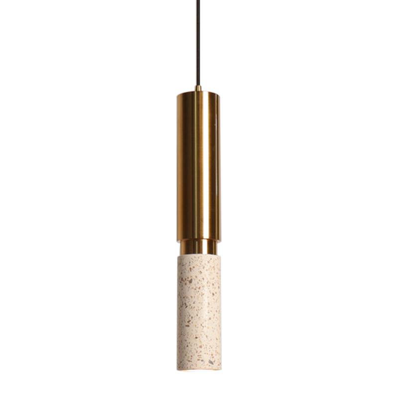 Светильник с цилиндрический плафоном Cylindrical Pendant Lamp Marble Латунь Белый Бежевый Черный Мрамор Nero Зеленый Светильник с цилиндрический плафоном Cylindrical Pendant Lamp Marble Латунь Белый Бежевый Черный Мрамор Nero Зеленый в Волгограде | Loft Concept