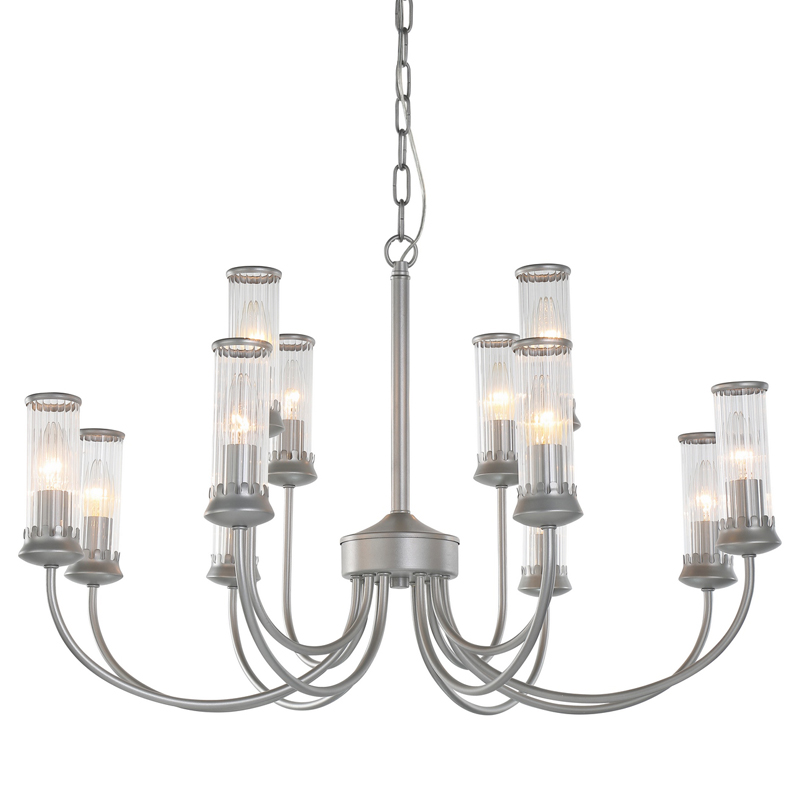 Люстра Morgane Chandelier silver 78 Серебряный Прозрачный Люстра Morgane Chandelier silver 78 Серебряный Прозрачный в Волгограде | Loft Concept