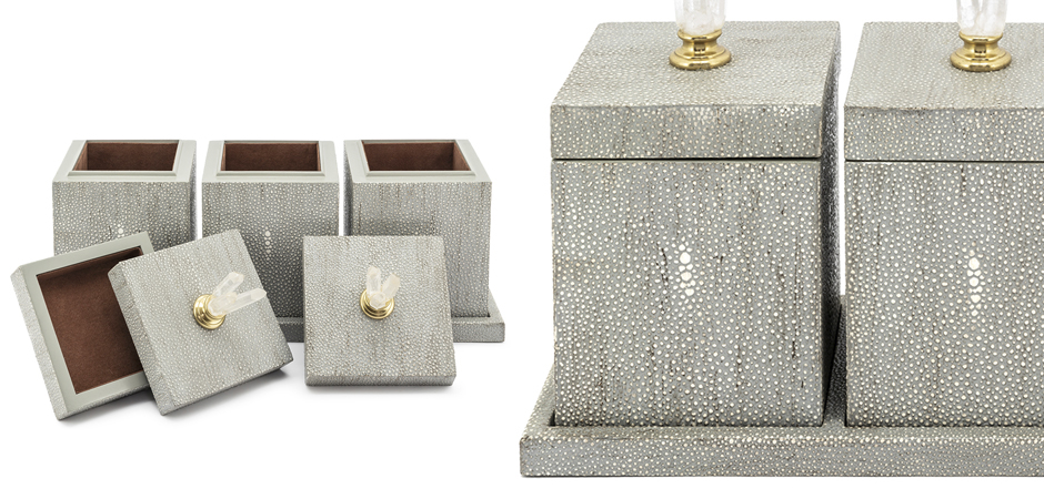 Набор шкатулок BOX KRIZIA SET3PCS Stingray Skin Набор шкатулок BOX KRIZIA SET3PCS Stingray Skin - Loft-Concept в Волгограде