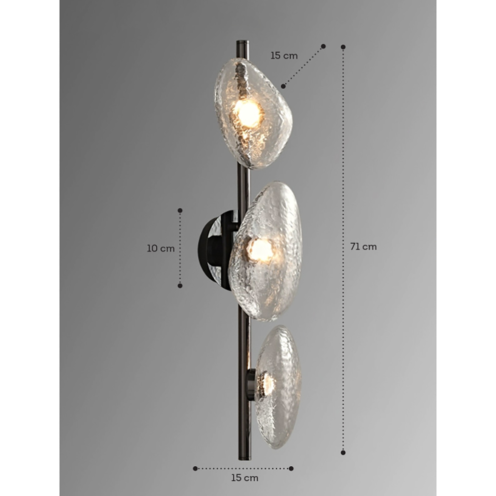 Бра LINDIS FROST LONG WALL 3 лампы Прозрачное стекло в Волгограде