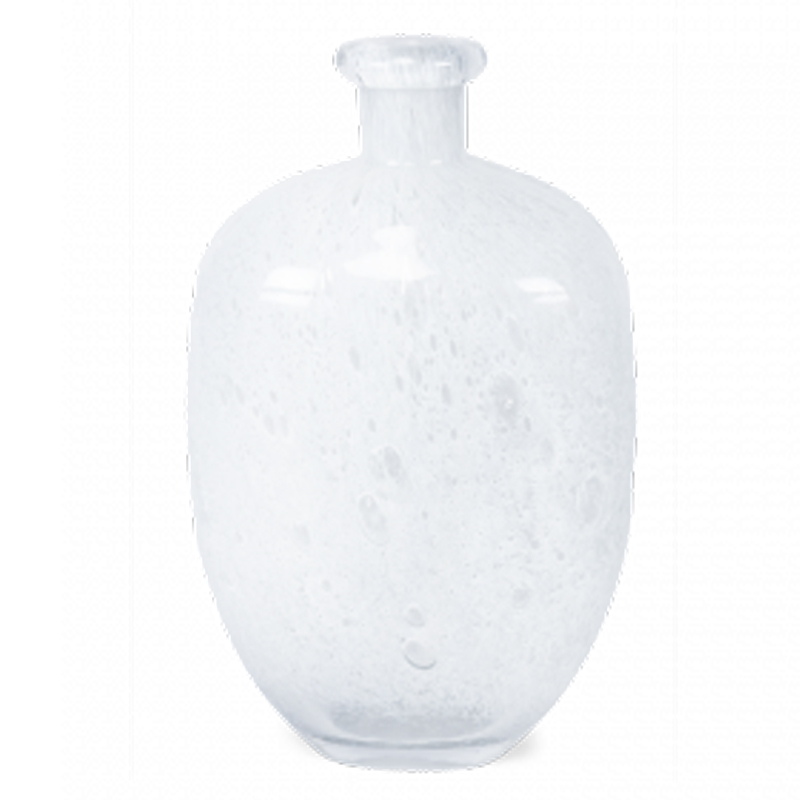 Ваза Air Bubbles Vase glass h36 Белый Ваза Air Bubbles Vase glass h36 Белый в Волгограде | Loft Concept