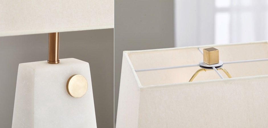 Настольная лампа Table lamp marble White Настольная лампа Table lamp marble White - Loft-Concept в Волгограде