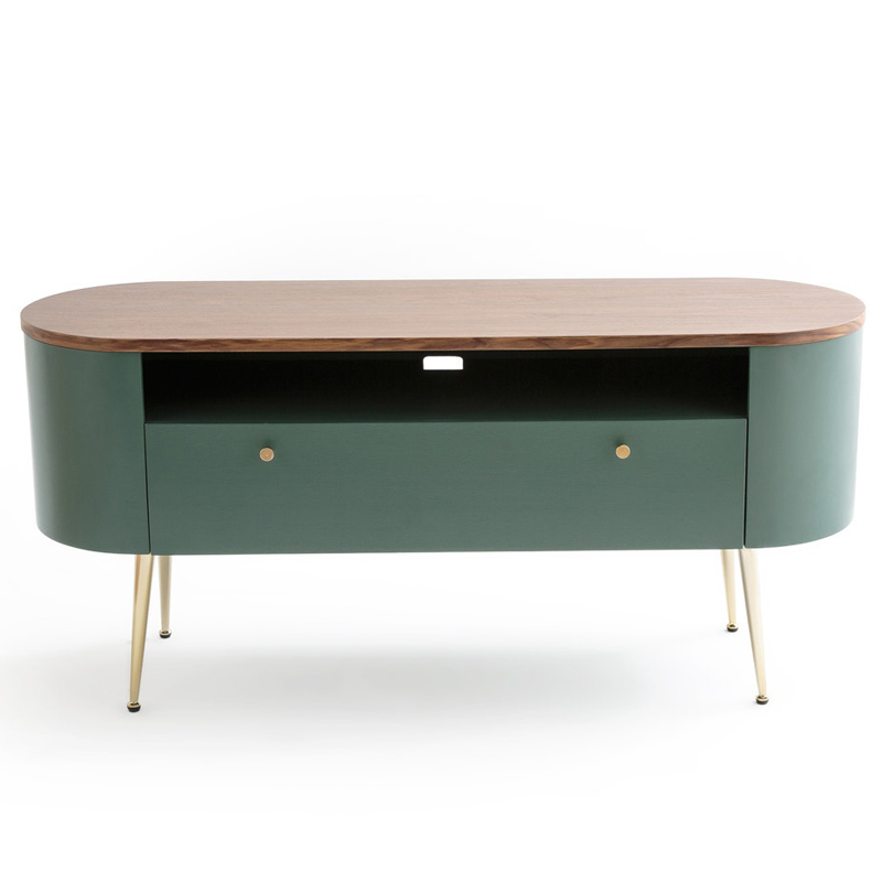 TV-тумба Torborg TV stand Орех Изумрудный Золотой TV-тумба Torborg TV stand Орех Изумрудный Золотой в Волгограде | Loft Concept