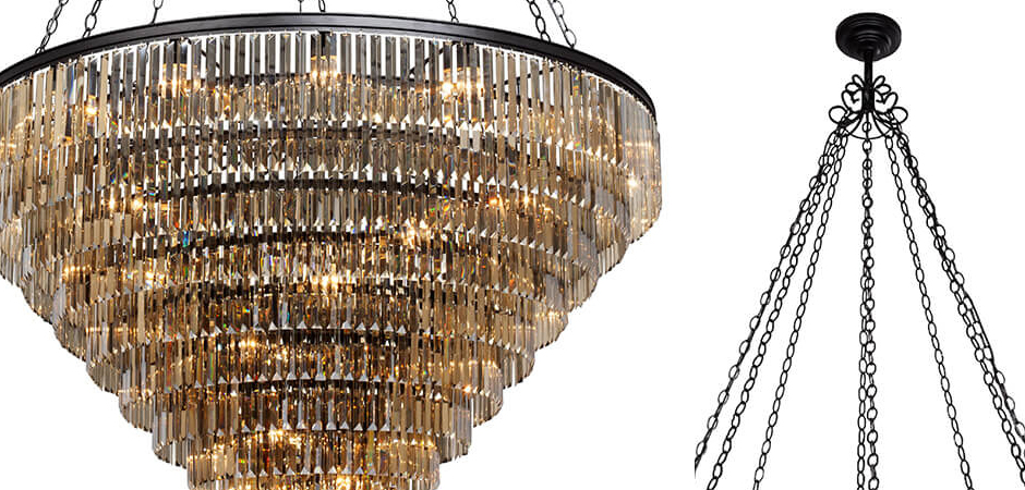 Большая Многоярусная люстра ODEON Amber GLASS 11-TIER диаметр 160 см Большая Многоярусная люстра ODEON Amber GLASS 11-TIER диаметр 160 см - Loft-Concept в Волгограде