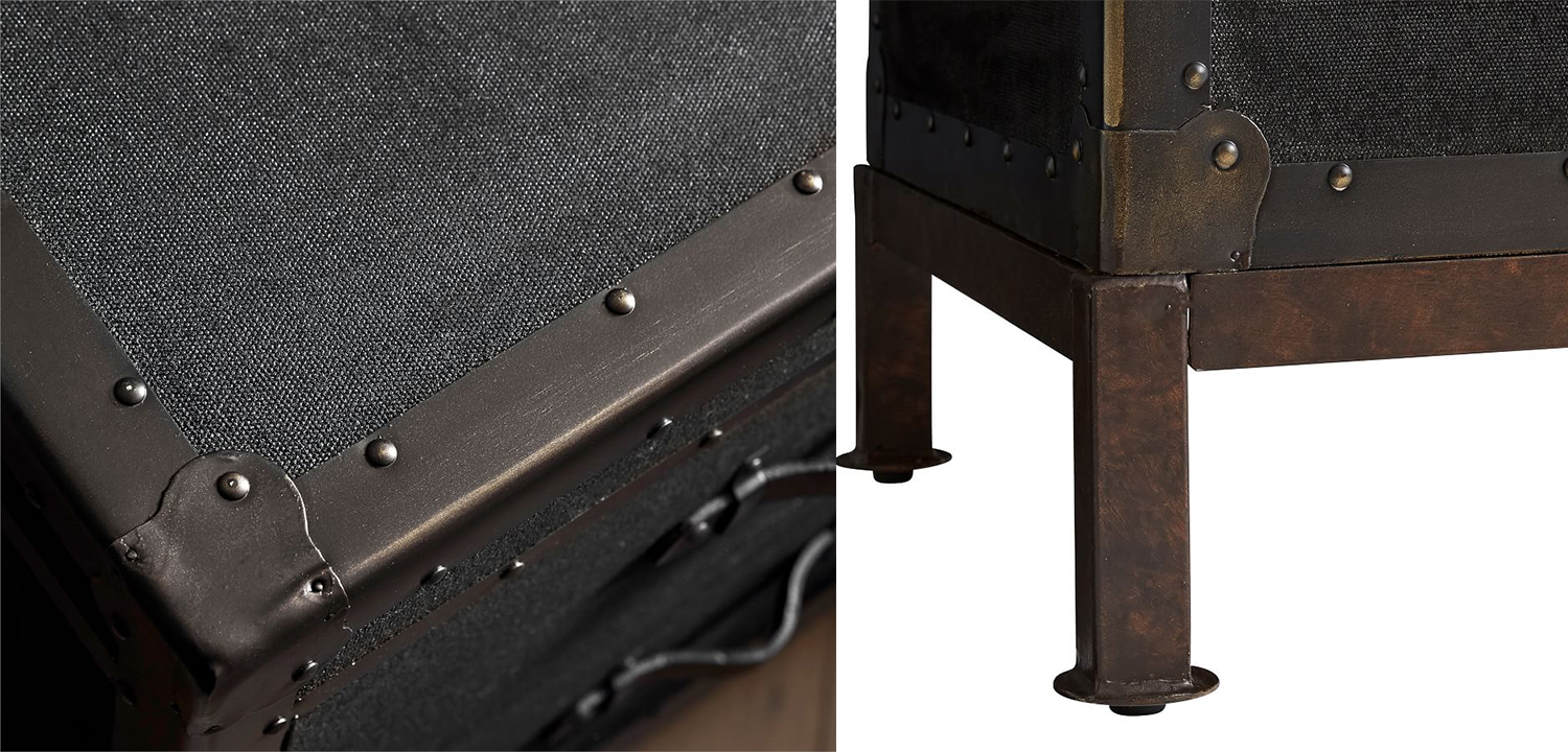 Тумба Vintage Chests black - фото №1