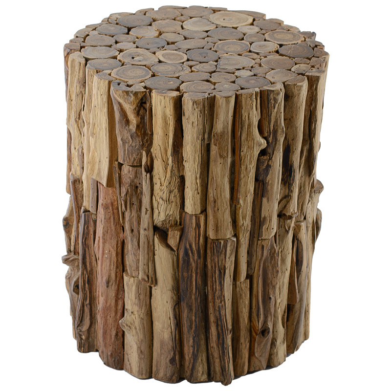 Приставной стол Knitting Branches Side Table Коричневый Приставной стол Knitting Branches Side Table Коричневый в Волгограде | Loft Concept