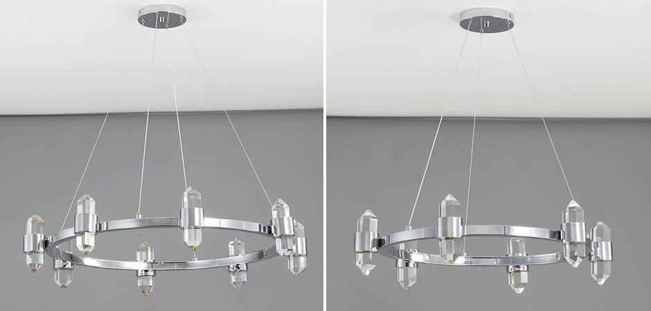 Люстра Crystal Ring Chandelier Chromium Люстра Crystal Ring Chandelier Chromium - Loft-Concept в Волгограде