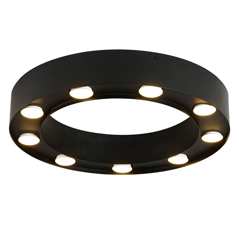 Потолочный светильник Dugan Ceiling Lamp 50 Черный Потолочный светильник Dugan Ceiling Lamp 50 Черный в Волгограде | Loft Concept