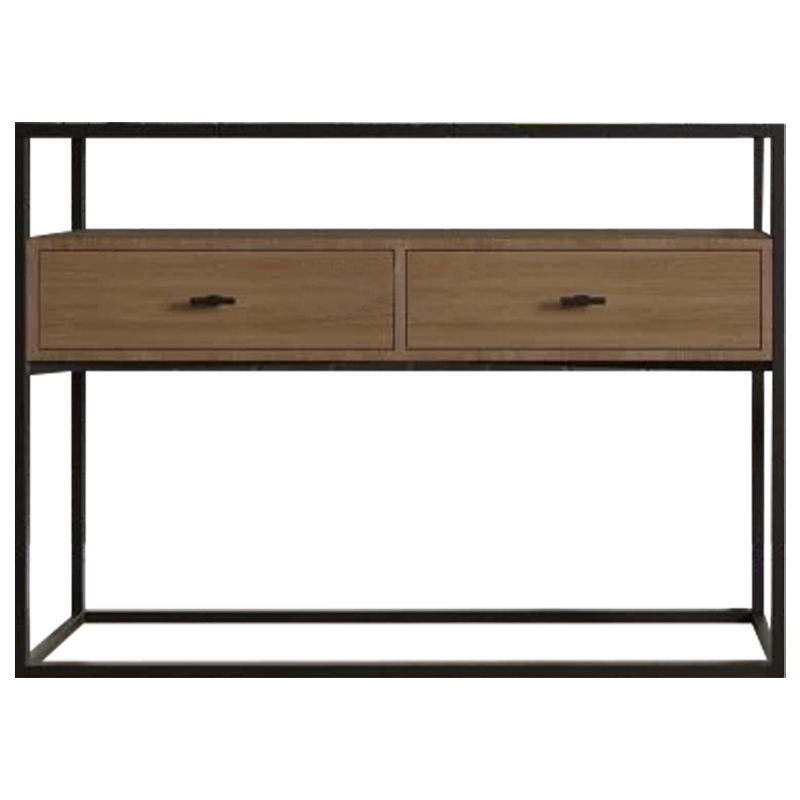 Консоль Bray Console Коричневый Черный Консоль Bray Console Коричневый Черный в Волгограде | Loft Concept