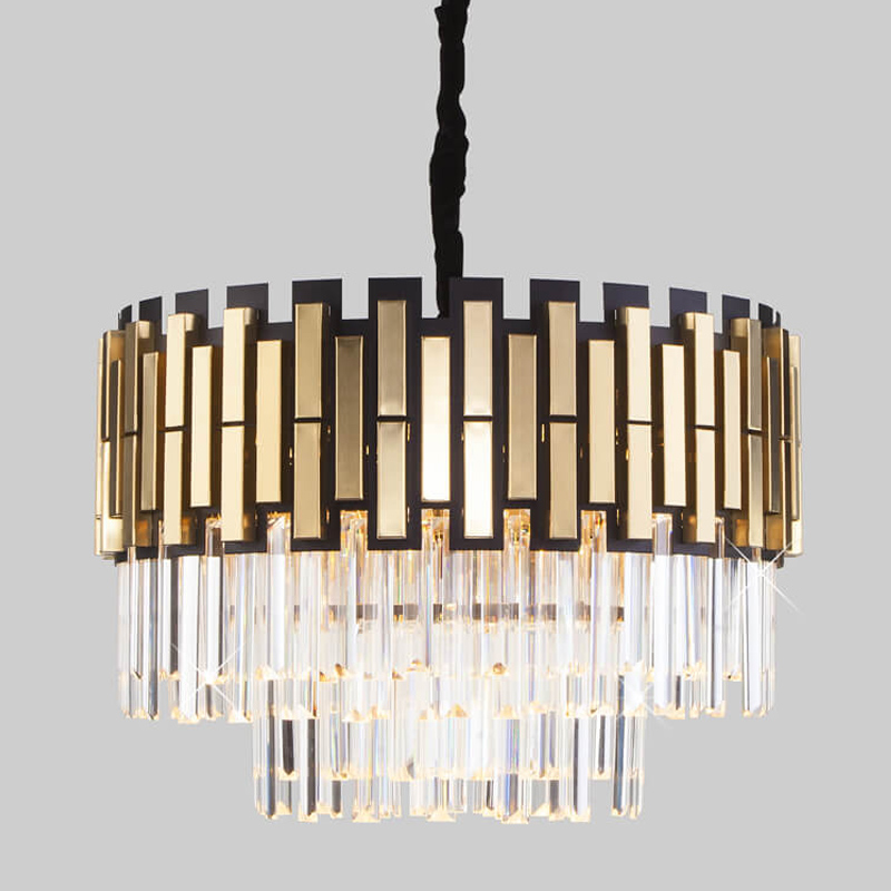 Люстра Garsent Chandelier Черный Золотой Люстра Garsent Chandelier Черный Золотой в Волгограде | Loft Concept
