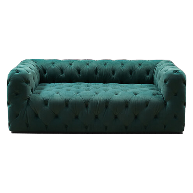 Диван Soho tufted green velor Изумрудный Диван Soho tufted green velor Изумрудный в Волгограде | Loft Concept