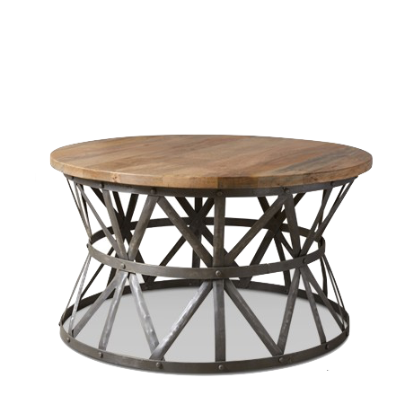 Журнальный стол Industrial Rust Barrel 80 Table Журнальный стол Industrial Rust Barrel 80 Table в Волгограде | Loft Concept