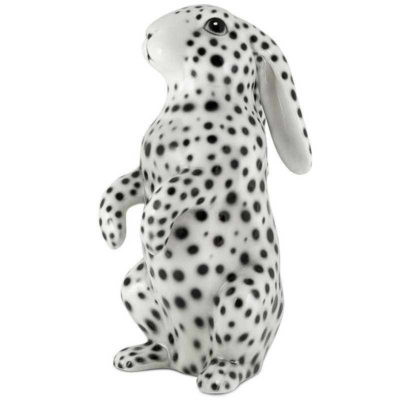 Статуэтка кролик Abhika Rabbit White Black Белый Черный Статуэтка кролик Abhika Rabbit White Black Белый Черный в Волгограде | Loft Concept