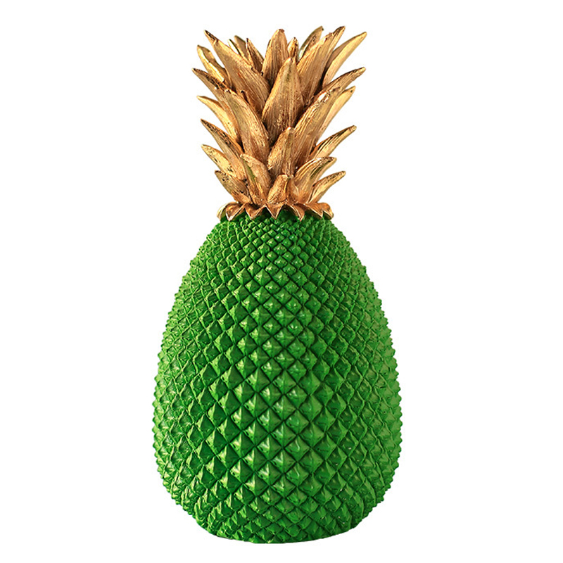 Статуэтка Gold and Green Pineapple II Зеленый Золотой Статуэтка Gold and Green Pineapple II Зеленый Золотой в Волгограде | Loft Concept