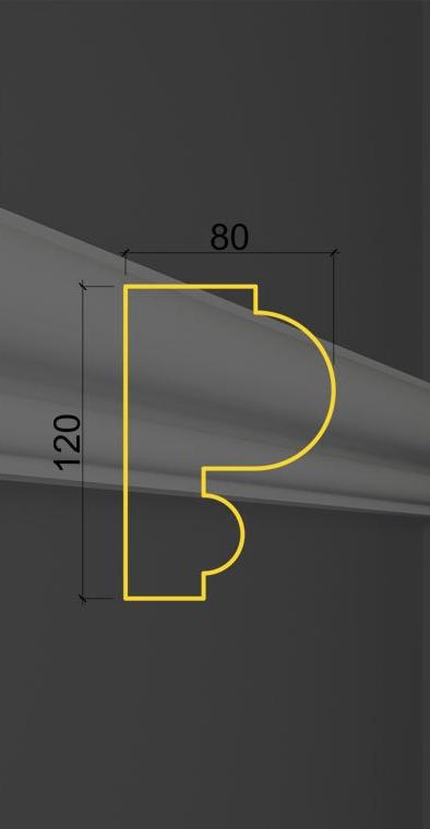 Гладкий молдинг MT-06 в Волгограде
