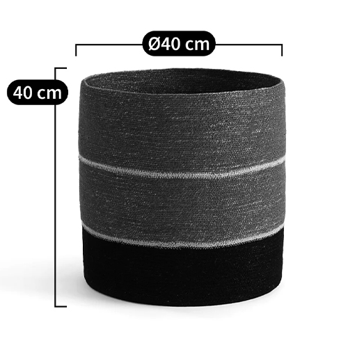 Плетеная корзина в полоску Kudio Wicker Basket в Волгограде