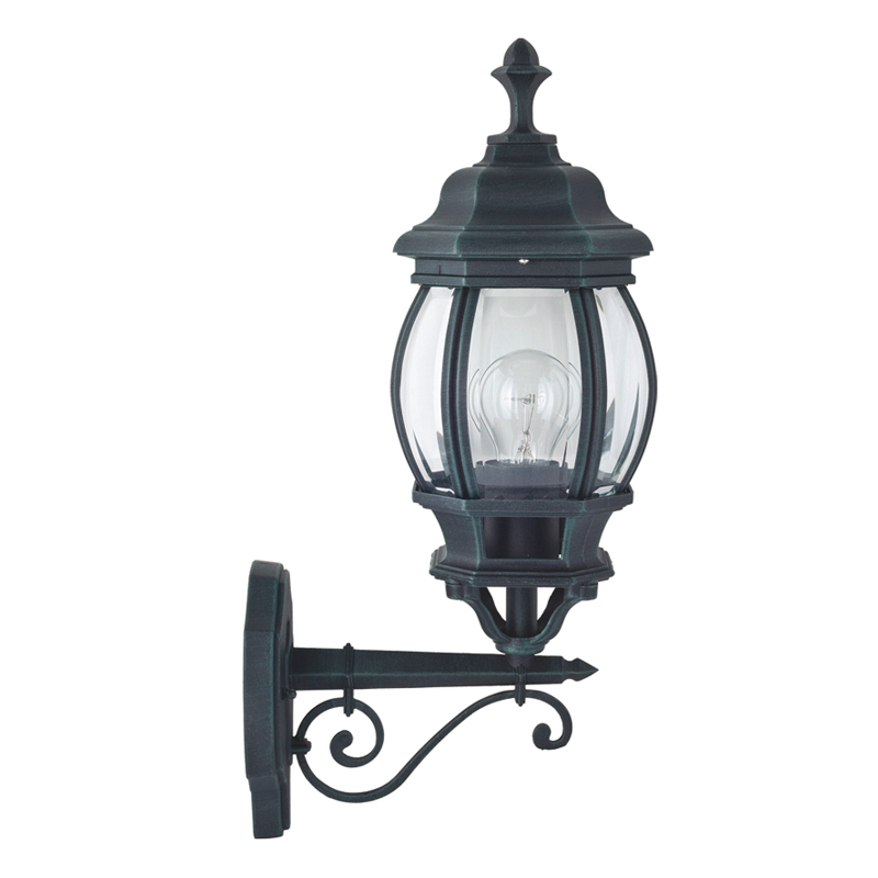 Уличный светильник Lacres Sconce Винтажный черный Прозрачное Стекло Уличный светильник Lacres Sconce Винтажный черный Прозрачное Стекло в Волгограде | Loft Concept
