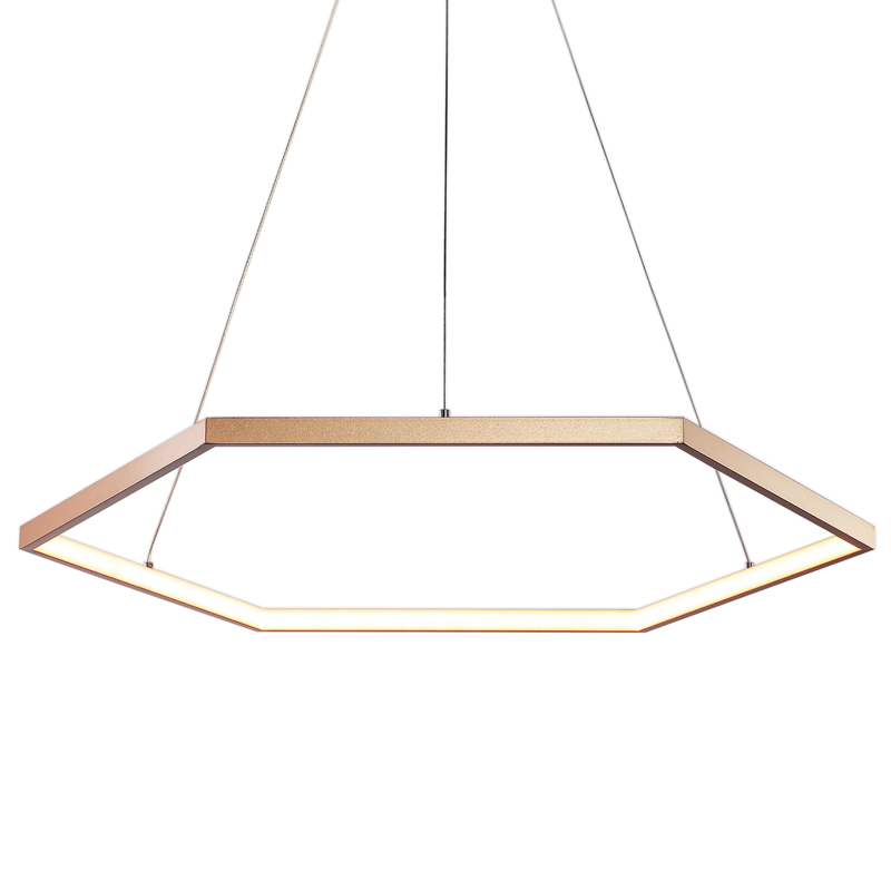 Люстра Hexagon Horizontal Золотой Люстра Hexagon Horizontal Золотой в Волгограде | Loft Concept